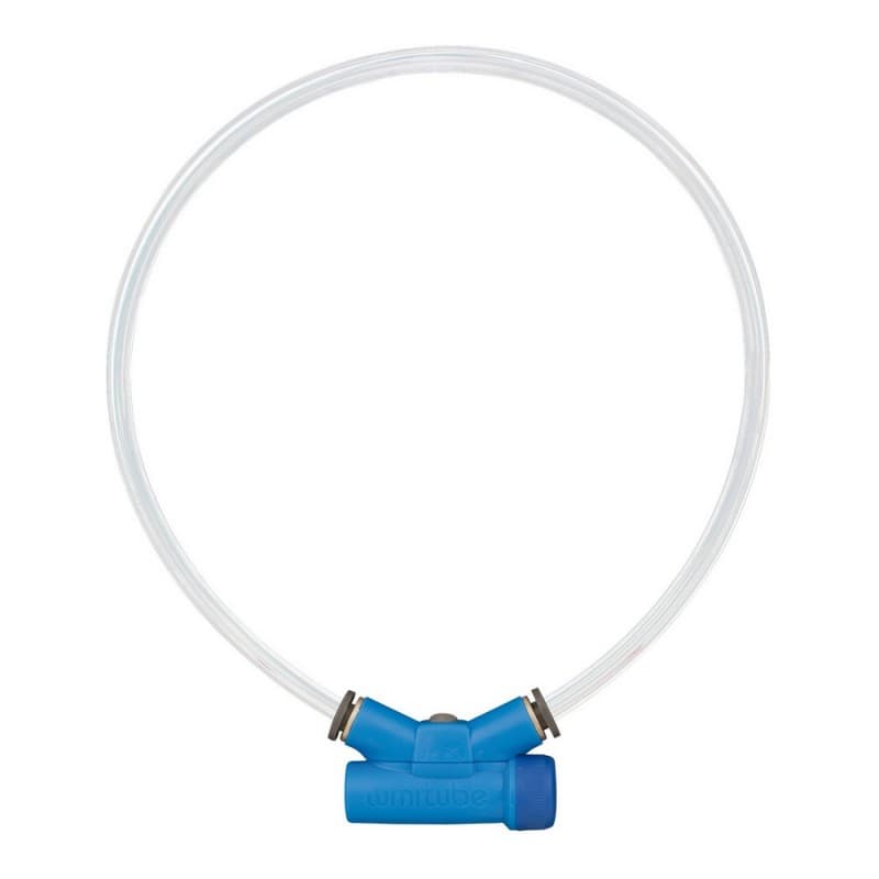 Hundhalsband Red Dingo Lysande varningslampa Blå Storlek S/M (15-50 cm)