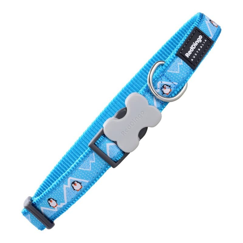 Hundhalsband Red Dingo Style Pingvin (1,2 x 20-32 cm)