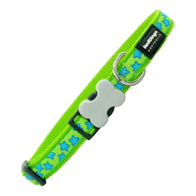 Hundhalsband Red Dingo Stjärna Stjärnor (2 x 31-47 cm)