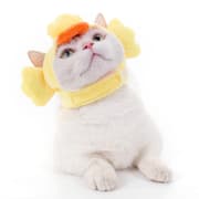 4 STK Blødt kattehovedbeklædning Kat Hunde Cross Kjole Pet Hat, Størrelse: S (Pink Rabbit)