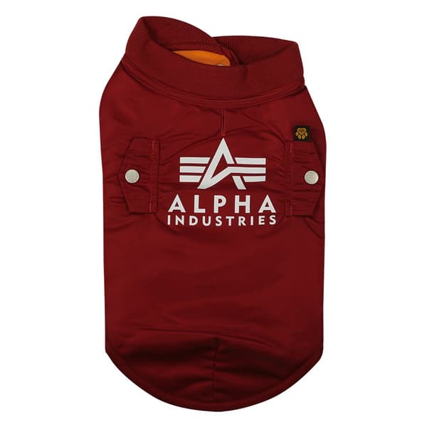 Alpha Industries Pet Jakke Ma-1 Dog Back Print Rød XL