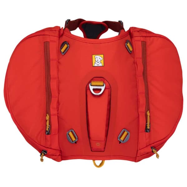 Ruffwear Sadeltaske Til Hund Palisades™ Rød L-XL