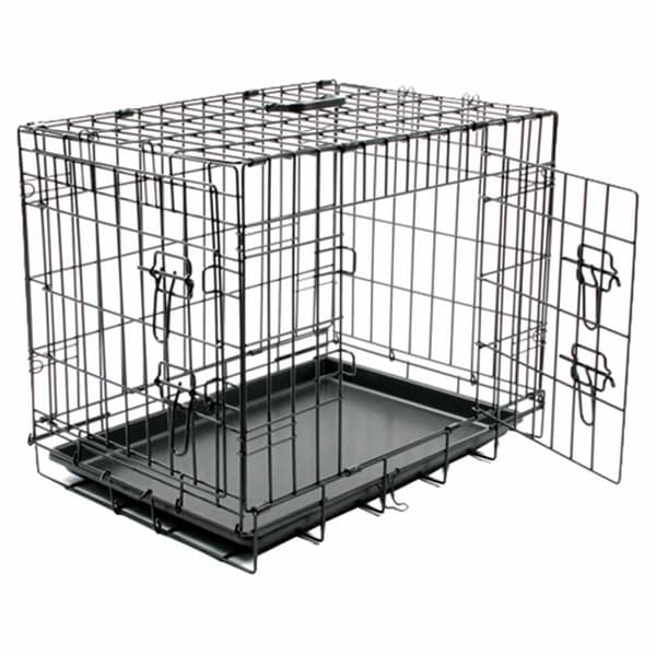 Duvo+ Metalisk Hundebur L 2 Door Sort
