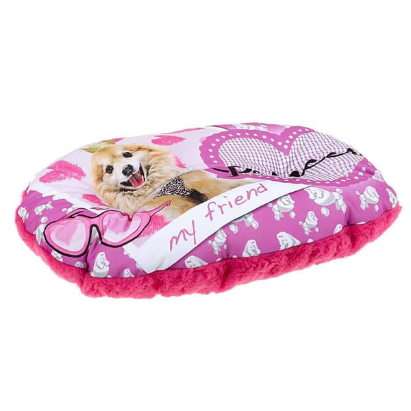 Ferplast Schampo Relax 89 10 Flocked Zebra Cushion Rosa