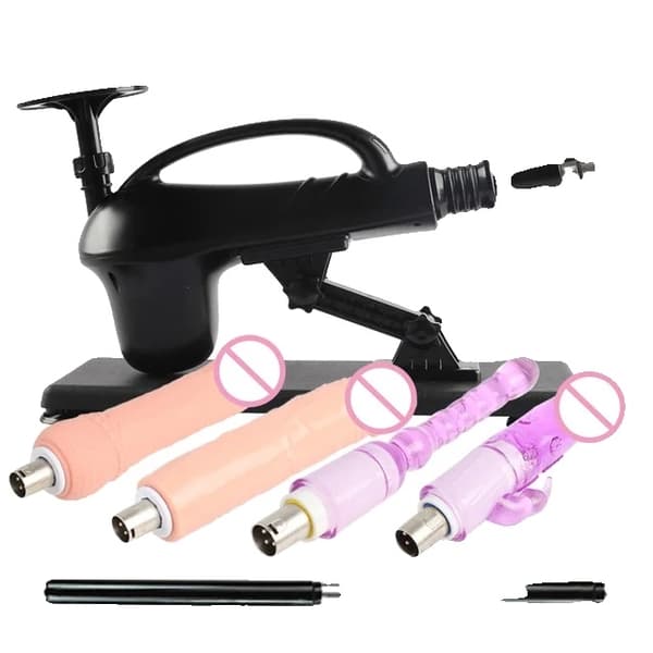 Sexmaskine, Trådløs kontrol, Justerbar onani-pumpe, 8 tilbehør Wireless 7