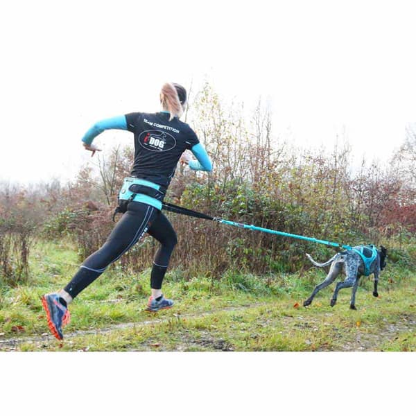 I-dog Hihna Canicross Opale Small Dog Sininen 190 cm