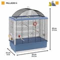 Miniatyrbillede 5 af 7: Ferplast Fuglebur Palladio 4 Sort