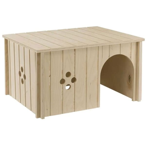 Ferplast Gnavere Træhus 37x27.7x20 Cm Brun