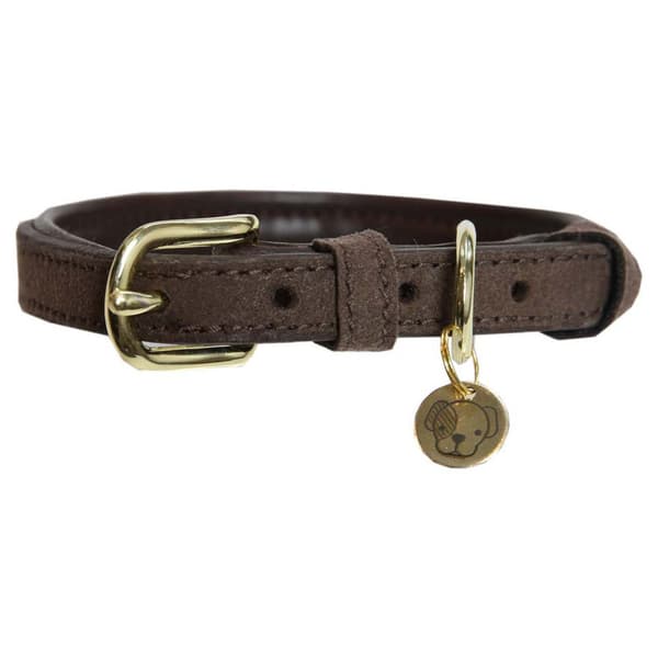 Kentucky Velvet Læder Krave  32-38 cm