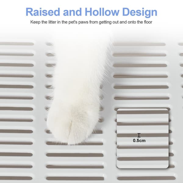 Kattlåda, XXL-storlek, hopfällbar design, GRÅ