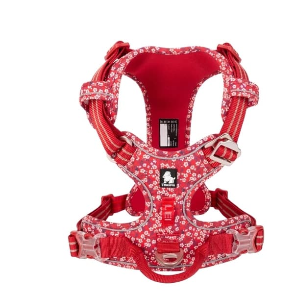 Hundväst, Utbrytningssäker Design, Reflekterande och Lättviktig, POPPYRED, XS POPPYRED 2