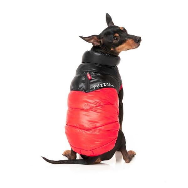 Fuzzyard Hundejakke South Harlem Rød 6