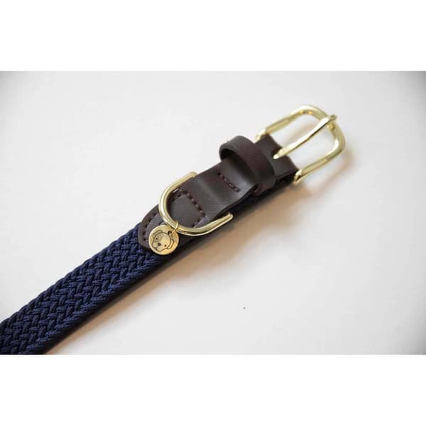 Kentucky Flettet Krave Nylon Brun 32-38 cm