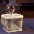 Miniatyrbillede 3 af 3: Petsuper vandfontæne til kæledyr 2,5L med lydløs drift og trådløs pumpe - hvid