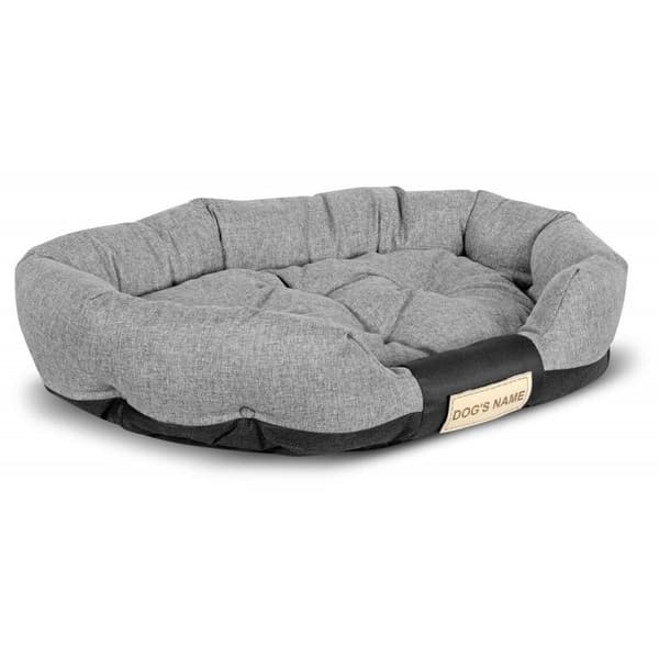 VANDTÆT HUNDESENG MED NAVN 130x105