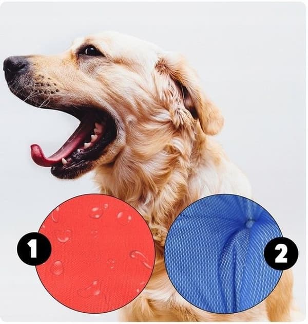PERSONLIG HUNDESENG 115x95cm VANDTÆT KONGEHUND
