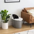 Miniatyrbillede 1 af 8: Kattebakke med åbning på toppen