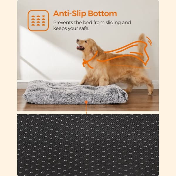 Koiran sänky - Downy Dog Mat - 122 x 74 cm - vaaleanharmaa