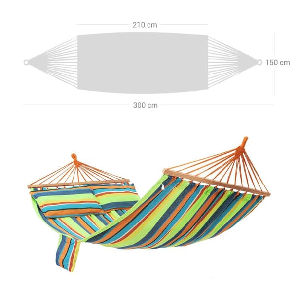 Hamming Mat - 2 kuddar - kapacitet 300 kg - färgglad