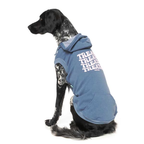 Fuzzyard Treats Hundtröja Med Luva Blå 7