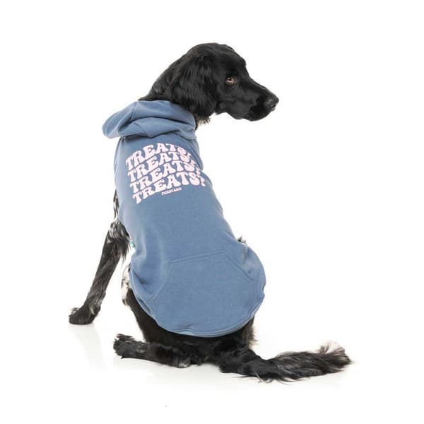 Fuzzyard Treats Hundtröja Med Luva Blå 7