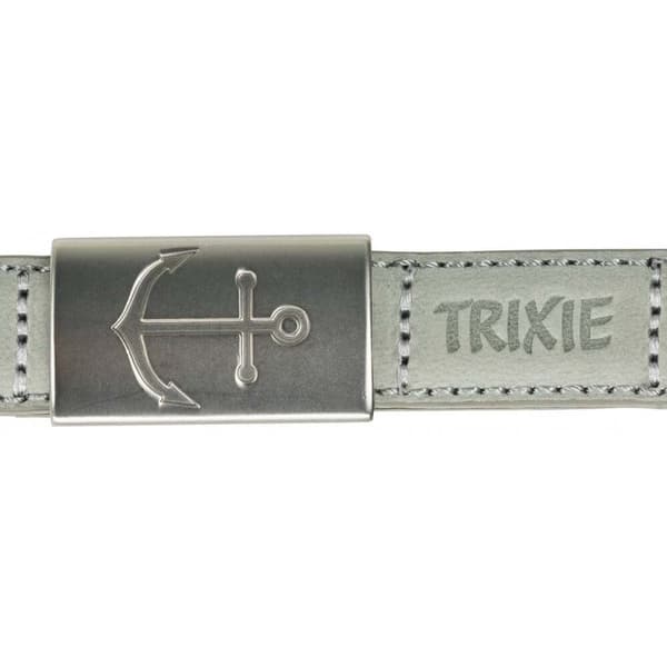 Trixie Be Nordic Läder Koppel Silver 20 mm x 100 cm