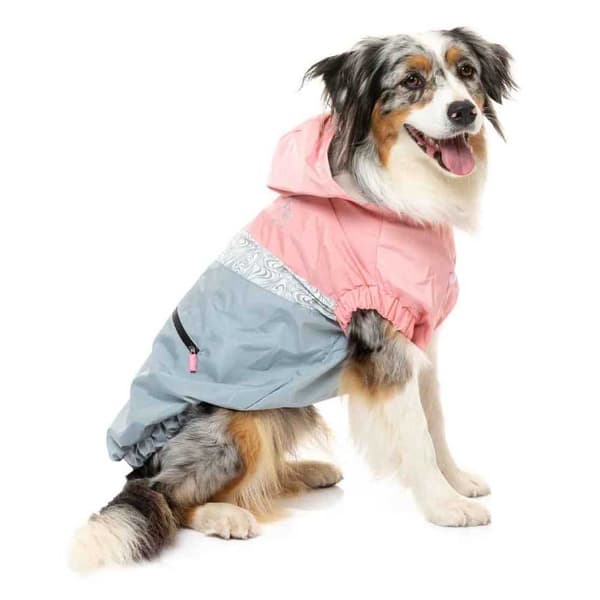 Fuzzyard The Seattle Regnfrakke Til Hund Rosa 1