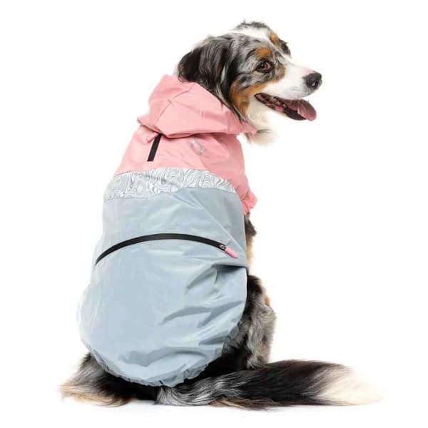Fuzzyard The Seattle Regnfrakke Til Hund Rosa 1