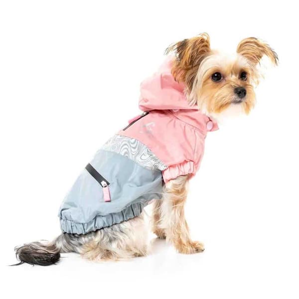 Fuzzyard The Seattle Regnfrakke Til Hund Rosa 1