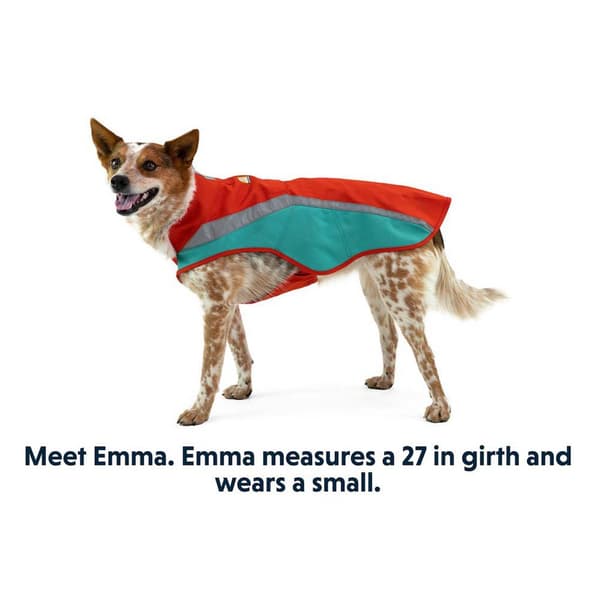 Ruffwear Lumenglow Hi-viz Hundejakke Rød 2XS