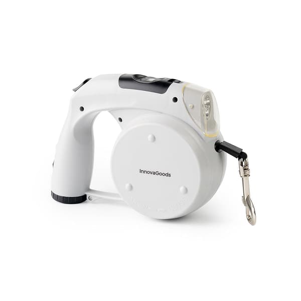 Utdragbart Hundkoppel med LED-lampa och förvaring