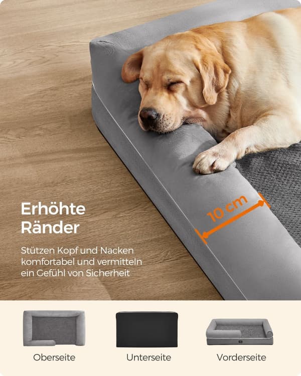 Ortopedisk hundbädd - hundkudde - mjuk fyllning - Dogsofa