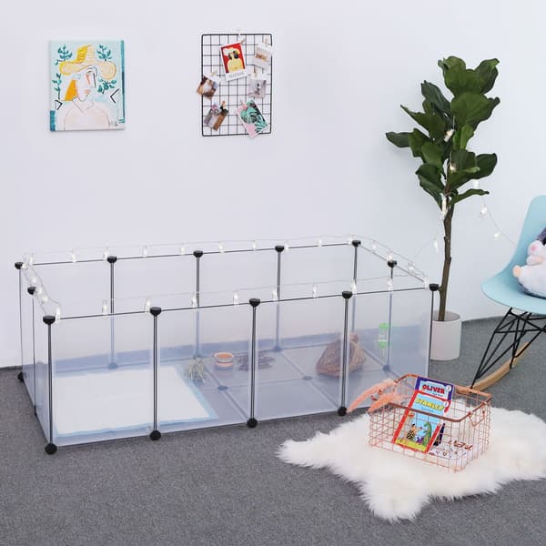 Lekhage för djur 143x73x46 cm – säker och rymlig inhägnad
