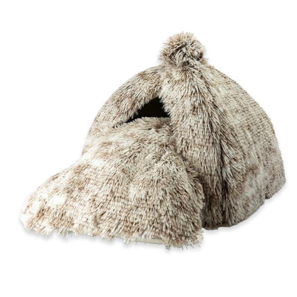 Kattkorg Kitty Play Igloo 40 cm - Brun
