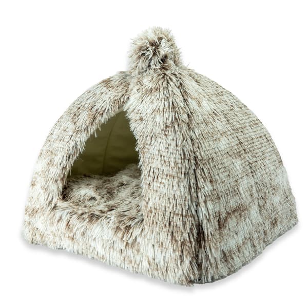 Kissankori Kitty Play Igloo 40 cm - Ruskea