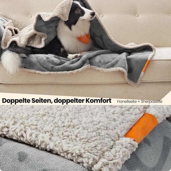 Vedenpitävä koiranpeite - konepestävä talon matkan viltti