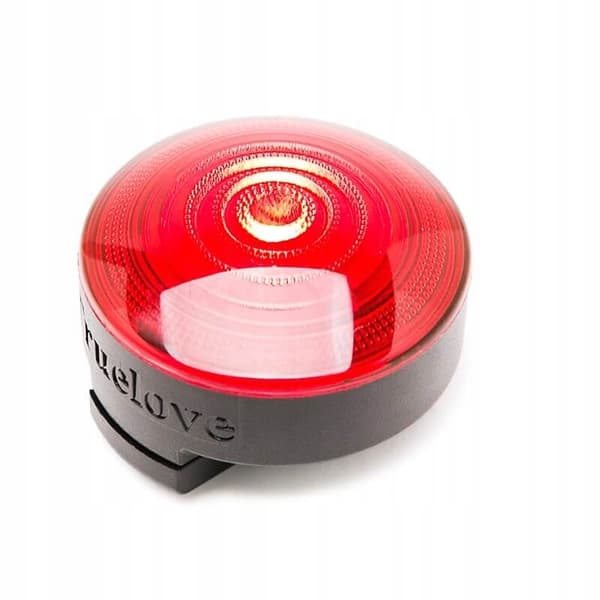 Truelove LED-selelampe PREMIUM rød, lys, lommelygte