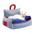 Miniatyrbild 4 av 11: Katt- och hundfåtölj bekväm och mjuk bäddsoffa bäddsoffa 55 cm