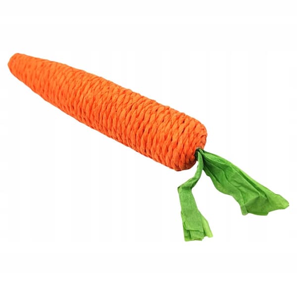 Morot med skallra kattleksak tuggleksak 20 cm