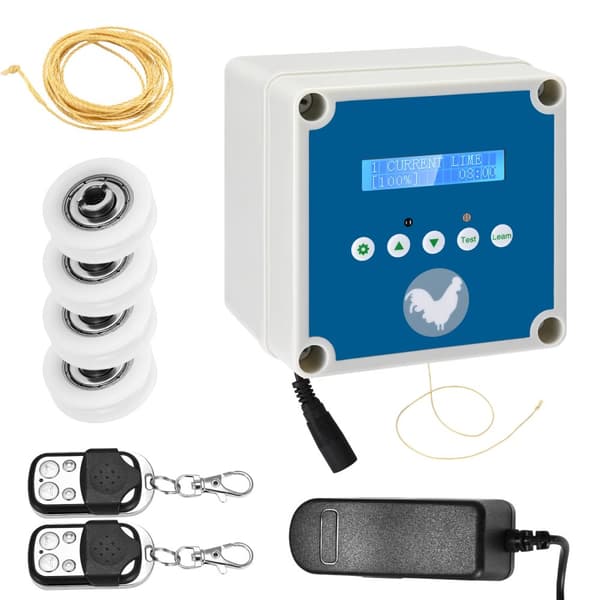 Hønsehusdør Kontrolboks, Timer, Lys Sensor,EU 220V kun boks-b