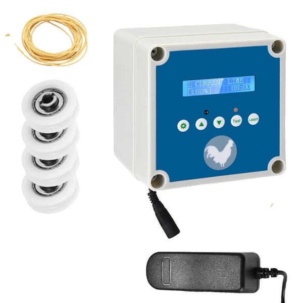 Hønsehusdør Kontrolboks, Timer, Lys Sensor,EU 220V kun boks-b
