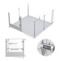Miniatyrbillede 1 af 2: Akryl Hundegård, Designet med Høj Gennemsigtighed, Holdbar Aluminiumsramme,120x120x61cm (M) = 120x120x61cm (M)