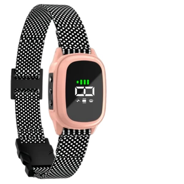 Bark Afskrækningskrave, Automatisk Bjeff Kontrol, Genopladeligt Design, Flerfarvede Muligheder,D16--Pink