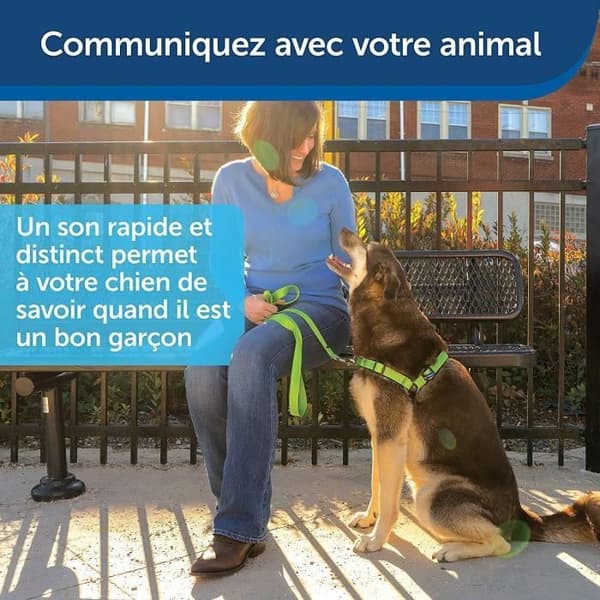 PetSafe Clik-R Clicker för hundträning, med träningsinstruktioner - för valpar 8 veckor och uppåt