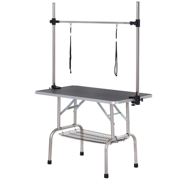 Rootz Grooming Table - Pet Grooming Table - Animal Grooming Table - Shearing Table - Dogs Grooming Table - 107 x 60 x 170 cm