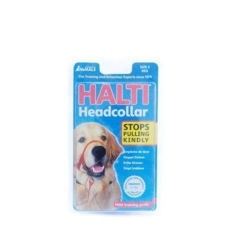 Halti Educational Anti-Pull Training Grimma för hundar storlek 3 Röd - HH034