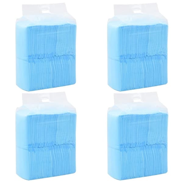 vidaXL Lemmikkieläimen koulutusalustat 400 kpl 60x60 cm kuitukangas -  Lemmikkien pissa-alustat