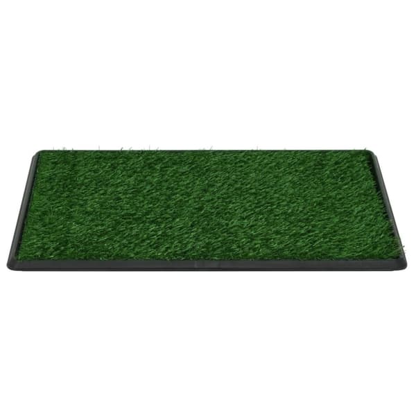 Valpskydd - Living Djurtoalett 2 st med tråg & konstgräs grön 76x51x3 cm WC