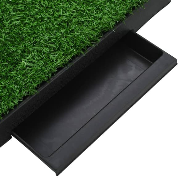 Lemmikkien pissa-alustat - Living Lemmikkivessat 2 kpl alusta ja keinonurmi vihreä 63x50x7 cm WC