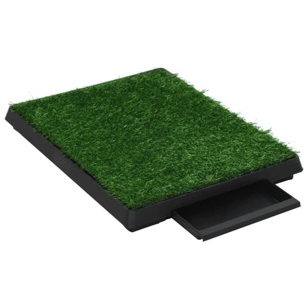 Lemmikkivessa alustalla ja keinonurmella vihreä 63x50x7 cm WC - Lemmikkivessa - Lemmikkivessat - Home & Living